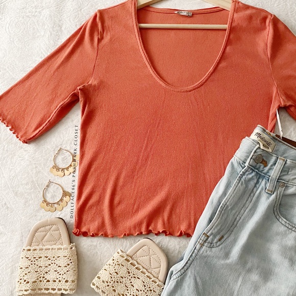 Intimately FP Ribbed Scooped Neck Slightly Cropped Top - Picture 3 of 12